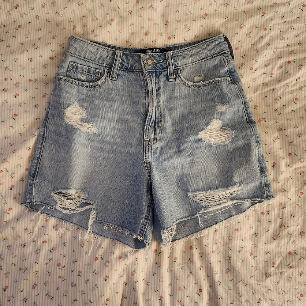 Hollister Distressed Denim Shorts